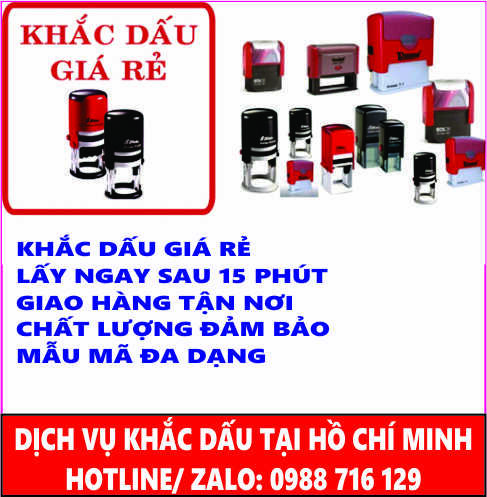 Khắc Dấu Tại Hóc Môn Hồ Chí Minh