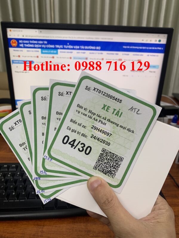 Dịch vụ làm phù hiệu xe tải tại Bắc Kạn